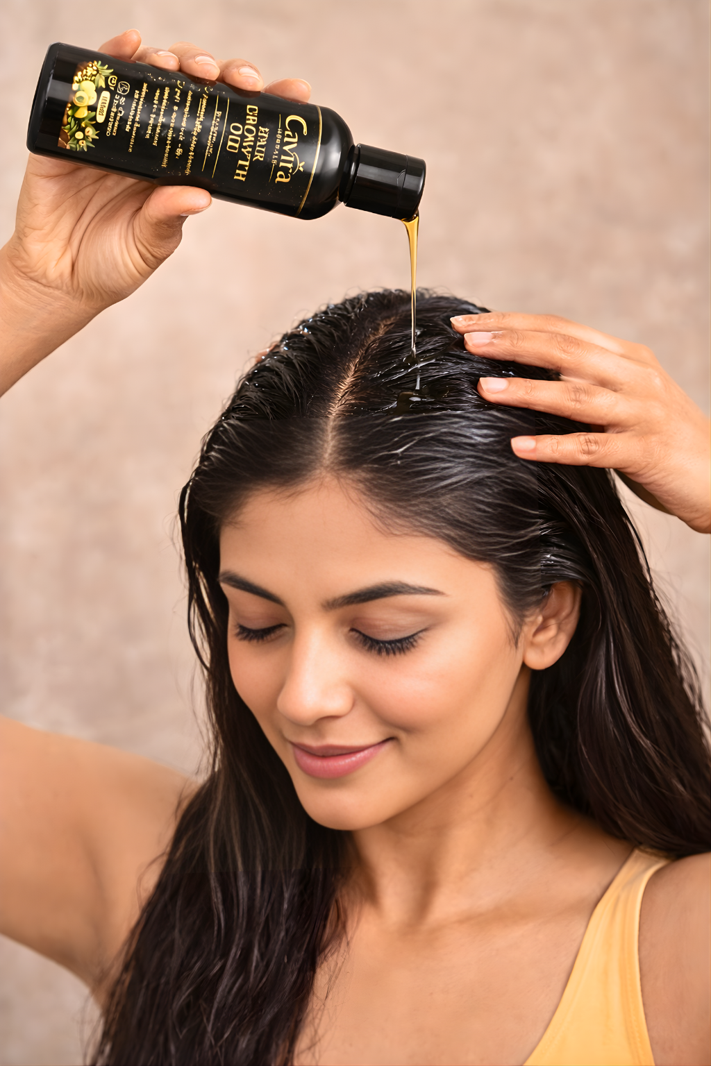 Cavira herbals Handmade and Natural Advanced Hair Growth Oil , helps in Hair growth and Deeply Conditions and strengthens Hair Roots for all Hair types -100ml - Image 6